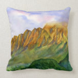 Sunrise Cliffs Kauai Hawaii Pillow pillows