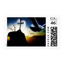 Sunrise Cross postage by RW_IMAGES Sunrise Cross postage