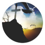 Sunrise Cross stickers