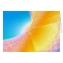 sunrise Fractal Card by deesbasenjis sunrise Fractal Card