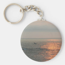 Sunrise, God will take care of you! Keychain