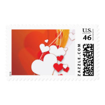 Sunrise Hearts postage by knotth Sunrise Hearts postage