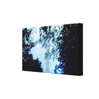 Sunrise in Blue Wrapped Canvas prints wrappedcanvas