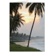 Sunrise in Elmina, Ghana card