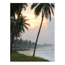 Sunrise in Elmina, Ghana Post Card