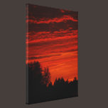 Sunrise In Presque Isle Stretched Canvas Print canvas prints