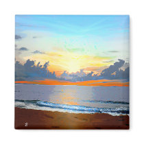 Sunrise in South Florida Magnet