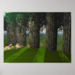 Sunrise in the Garden Poster