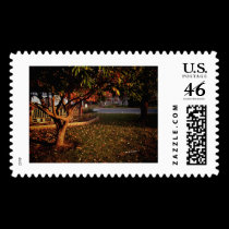 Sunrise in the park stamps