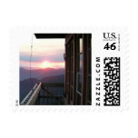 Sunrise, Indian Ridge Fire Lookout Postage Stamp