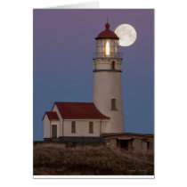 Sunrise / Moonset over Cape Blanco cards