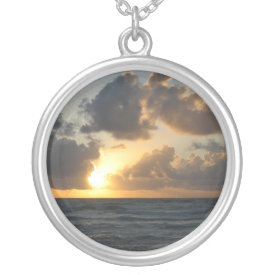 Ocean sunrise necklace