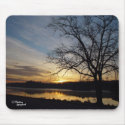 Sunrise Oak Tree, Mousepad.