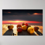 Sunrise of the new year poster