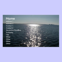 Sunrise on Lake Pontchartrain business cards