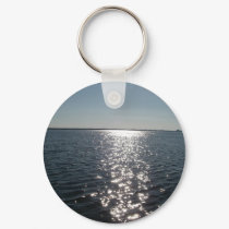 Sunrise on Lake Pontchartrain Keychain