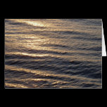 Sunrise on Ocean Waters Card