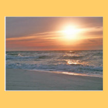 Sunrise on Pensacola Beach postcard postcards