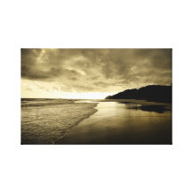Sunrise On The Beach Canvas Prints
