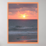 Sunrise on the Beach Posters