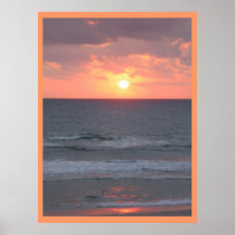 Sunrise on the Beach Posters