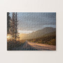 Sunrise on the Dalton Highway in Alaska Jigsaw Puzzles
