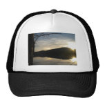 sunrise on white lake trucker hat