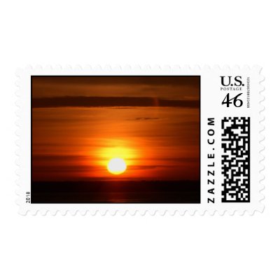 Sunrise over Amazon river Stamps by tunguska