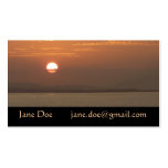 Sunrise over Aruba Business Card