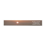 Sunrise over Aruba I Caribbean Seascape Wrap Around Label