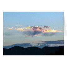 Sunrise Over Clinch Mountain Greeting Cards