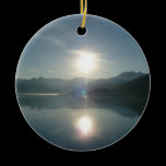 Sunrise over College Fjord Ornament