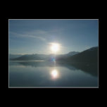 Sunrise over College Fjord Postcard