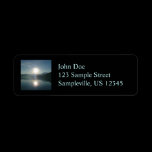 Sunrise over College Fjord Return Address Label