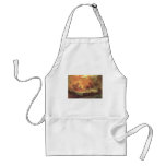 Sunrise Over Diamond Head, oil on canvas painting aprons
