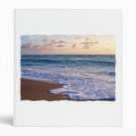 Sunrise over florida beach, ocean slanting binders