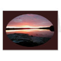 Sunrise Over Lake Card