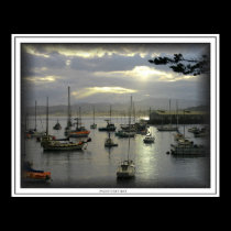 Sunrise Over Monterey Bay Print by SunrisePhotos Sunrise Over Monterey Bay Print