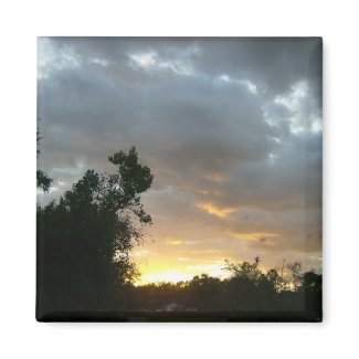 Sunrise Over Point Park magnet