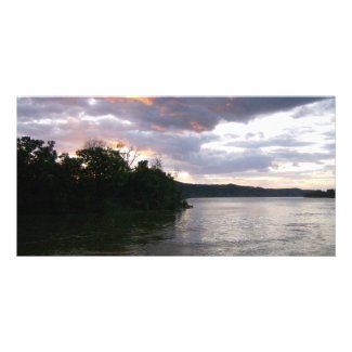Sunrise Over River at Point Park photocard