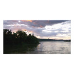 Sunrise Over River at Point Park Personalized Photo Card