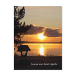 Sunrise over Saint Agathe Postcard Sunrise over Saint Agathe Postcard