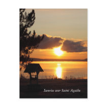 Sunrise over Saint Agathe Postcard