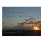 Sunrise over San Juan Save the Date Postcard