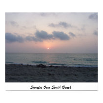 Sunrise Over South Beach posters