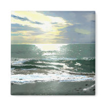Sunrise over South Florida magnets