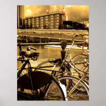 Sunrise over the Amstel -- Amsterdam in November S Print