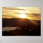 Sunrise Over the Columbia River #15 Poster