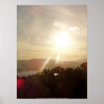 Sunrise Over the Columbia River #18 Posters