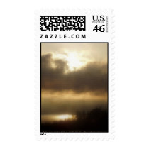 Sunrise over the Columbia River #1 postage